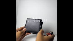 Dompet Entry Bifold Kulit Asli 100% Pria Dompet Cowok Premium Tahan Api Slot Koin Resleting Awet Original Tebal