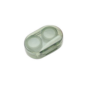 Invisible Contact Lens Box Portable Simple Design Partner Care Box Teenage Girl Heart Double Link Box Myopia Storage Box