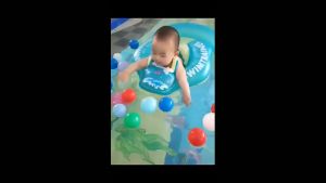 อุปกรณ์ห่วงยางเด็ก 3-5ขวบ พลิกคว่ำ ว่ายน้ำ สำหรับเด็ก