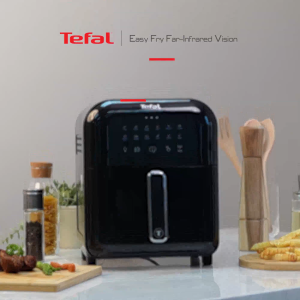 TEFAL หม้อทอดไร้น้ำมันอินฟราเรด ระบบดิจิทัล ขนาด 6 ลิตร รุ่น EY821868 (EASY FRY FAR-INFRARED VISION 6L OIL-LESS FRYER) รับประกัน 2 ปี ส่งฟรีทั่วไทย หม้อทอดอินฟาเรด หม้อทอดไร้น้ํามัน Tefal - Lazada