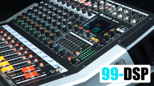 Deuahub GS-18X Powered Mixer amplifier audio mixer 2x1800w 18 Channel  99dsp Multifunction Karaoke Bluetooth Usb Mp3