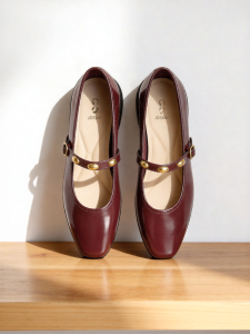 Josiny | Summer French Style One-Strap Low Heels Women Shoes 2026
