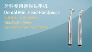 NICEDEN Dental LED High Speed Hand-piece Mini Head for Dental Lab Kids Children Hand Piece Push Button dentistry tools