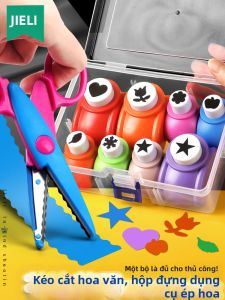 JIELI | Paper Cutting Special Scissors Wave Edge Punch Heart Star Shaped DIY Tools