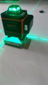 COD Laser Leveling 4D 16 Garis Komplit Murah Hilda Sinar Hijau / Laser Waterpass Waterpas Bangunan Otomatis