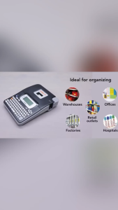 Casio KL-820 Label Printer – Layar LCD 16 Digit Print 3 Baris 200 dpi 5 Font Efek Karakter