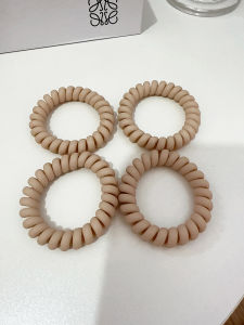 Matte Small Hair Ties Women High Elasticity Phone Line Hair Bands Korean Style No Brand Fresh out Fashion Accessories