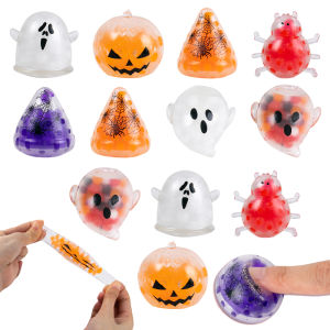 5/10pcs Funny Halloween Bead Ball Pinch toys Children’s trick prank props Halloween Gift Decoration kids Birthday Party Favors