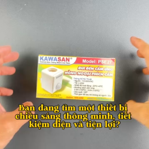 Đui Đèn Cảm Ứng Hồng Ngoại PSE27 – Tự Bật Tắt Khi Có Người Bảo Hành 24 Tháng