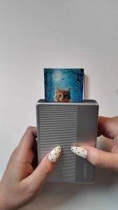 Xiaomi Portable Photo Printer 1S พกพา ปริ้นเตอร์ I ใส่กระเป๋าได้ I ความละเอียด 313×512 dpi I การพิมพ์สติกเกอร์ภาพถ่าย