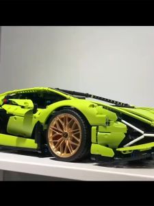 Lamborghini Building Blocks 1:14 Compatible Lego Technic Sports Car Set Mainan Budak Lelaki Toys for Boys Kids Birthday Gift