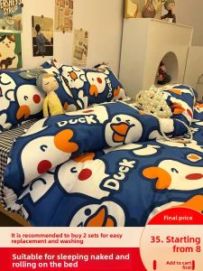 JIFANPAUL | Soft Flannel Bed Sheet Set for Students