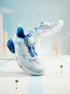XTEP | Shock Absorption Star Swirl Children Running Shoes