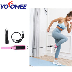 Yoomee 1 Bộ thiết bị tập thể dục tập thể dục quai đeo mắt cá chân đệm đôi D-ring điều chỉnh tạ tập mắt cá chân tập chân Brace căng thẳng công cụ tập luyện