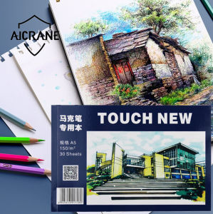 Sách Vẽ toucha5 Marker Pad 30 sheets sổ phác thảo không thâm nhập giấy vẽ Album cho bức tranh văn phòng phẩm trường học
