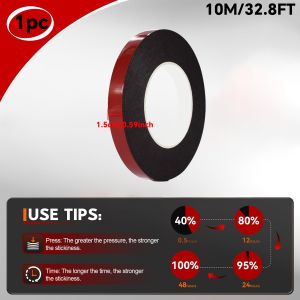 Ultra-Strong Double-Sided Adhesive Tape Acrylic Foam Sticker for Car Home Use High-Temperature Resistant