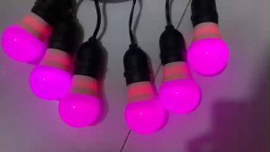 BÓNG 3w TỰ ĐỔI NHIỀU MÀU 3W- LẮP VÀO DÂY ĐUI TRANG TRÍ NGOÀI TRỜI- đui E27