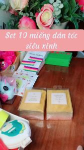 Hộp 10 MIẾNG DÁN TÓC FASHION HÀN QUỐC MẪU MỚI HOT TREND.
