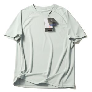 Quick Dry Breathable Mens Outdoor Sports T-Shirt Short Sleeve Moisture Wicking Summer Fashion Urban Style round Neck Tee