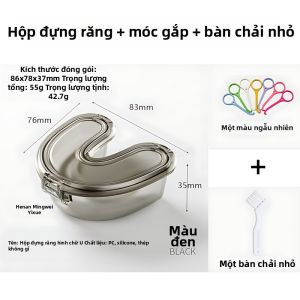 JI-TOP | Hộp Đựng Niềng Răng Dễ Mang Theo