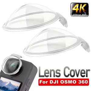 ตัวป้องกันเลนส์แบบใสสำหรับกล้อง360 DJI Osmo ป้องกันรอยขีดข่วนตัวป้องกันหมุนได้9ชั่วโมงฝาครอบเลนส์กันน้ำสำหรับอุปกรณ์เสริม360 DJI Osmo