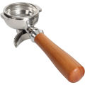 Máy Pha Cà Phê Tự Động EXPOBAR Không Có Tay Cầm Đáy Bằng Thép Không Gỉ Hai Lỗ 58mm Một Lỗ Hai Tai. 