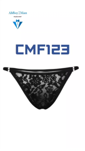 Mens Brief : Adjustable Strap Lace Underwear (CMF123)