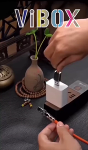 BMW Kabel Data 120W Port Putar Rotasi 180° dengan Lampu LED Fast Charging Cable Adaptor Handphone Micro Type-C Android IOS Lightning Panjang 1 Meter