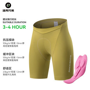 กางเกงขาสั้นปั่นจักรยาน Rock Bros Summer สำหรับผู้ชายและผู้หญิง กางเกงปั่นทางเดี่ยวและเส้นทาง กางเกงปั่นแบบลำลอง