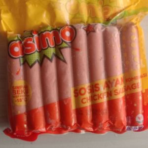 sosis asimo isi 15pcs(khusus JATIM)(dikemas BUBBLE DAN KARDUS)