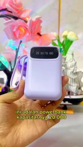 LENTIVEN Powerbank 20000mAh Mini Fast Charging With 4 Kabel Data LED Senter Display BH27