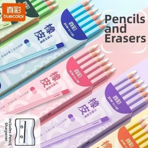Pencil-shaped Rubber Eraser Clean Debris-free