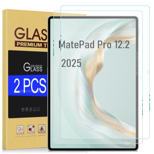 2 Pieces Scratch Proof Tempered Glass Film Screen Protector For Huawei MatePad Pro 12.2 2025 Tablet Screen HD Hard Cover ﻿