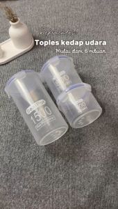 eatkit TOPLES PP TRANSPARAN | TEMPAT PENYIMPANAN MAKANAN RINGAN BISKUIT | TOPLES TABUNG | TOPLES PLASTIK | FOOD STORAGE JAR
