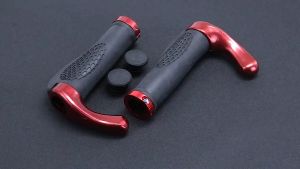 1 Pair Bike Handle Grip for MTB Alloy HandleBar Cover Anti Slip Bike Silicone Handle Grip Bar End