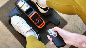 JC Health Electric Elliptical Trainer  Quiet Seated Leg Exerciser for Office Home & Rehab