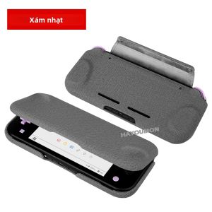 Ốp Bảo Vệ Switch Lite Màu Xám Nắp Gập Vỏ Từ Tính Tháo Rời 360 Độ °   Bảo Vệ Toàn Diện Cho Nintendo Switch Lite