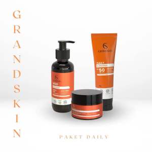Daily Package Basic Skincare ( 3in1 ) Paket Basic Harian Pencerah Pelembab serta Glowing Grandskin by dr Oky dr Richard dr Ekles