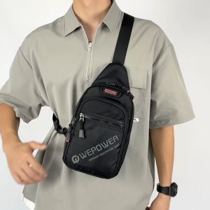 Techdoo Tas Selempang Pria Multifungsi Tas Cowok Waterproof Sling Bag Trendy TS747