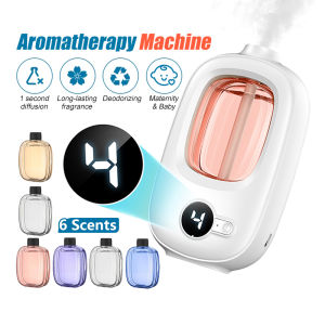 Automatic Aroma Diffuser Rechargeable Humidifiers Digital Display Air Freshener Fragrance Machine Perfume Aromatherapy Scent Essential Oil Dispenser Bedroom Home Living 香氛机 香薰機