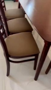 Bàn ăn 6_8 ghế gỗ cau su bất ngờ  bàn ăn cơm  8 ghế sang trọng