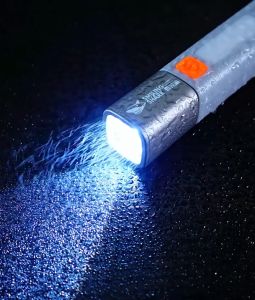 Smiley Shark Flashlight Ultra-Bright Torch light Zoom Light ABS Strong Light Focusing Waterproof Flashlight with Rechargeable Usb Camping Flashlight