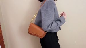 BJ32293 - KHAKI/GREEN/DARKPINK/BROWN/BLACK TAS SLEMPANG SLINGBAG JINJING HANDBAG TOTEBAG  WANITA FASHION KOREA CHINA IMPORT MODIS ELEGAN TERMURAH TERLARIS TERBARU BAGSTORE JAKARTA TAS BATAM LT2293