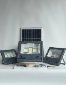 V380 PRO 2000W Lampu Solar Light Outdoor Lighting LED Solar Spotlight Waterproof IP67 Solar Street Light Sensor