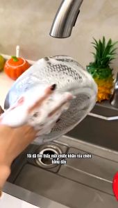 Khăn Lưới Kim Loại Cao Cấp – Làm Sạch Đa Năng Không Lo Han Gỉ Tái Sử Dụng Nhiều Lần