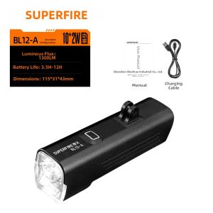 SUPERFIRE | Night Ride Powerful Rechargeable Bicycle Light