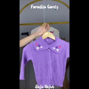 FARADISA Cardy Kids / Cardigan Anak usia 1-7 tahun / Cardigan Rajut Perempuan