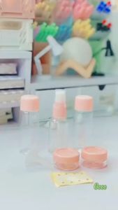 Bộ túi chiết mỹ phẩm 7 món nhiều chai lọ chiếc nước hoa xà bông dầu gội sữa tắm combo bình chứa đựng mỹ phẩm du lịch bình xịt phun sương chai đựng mỹ phẩm du lịch chứa xà phòng lọ chia nhỏ dung dịch rẻ LOTA SHOP