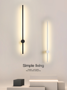 Modern Minimalist Long LED Wall Lamp Bedroom Bedside Living Room Corridor Staircase Creative Ceiling Lighting Fixtures
