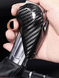 Porsche Cayenne Gear Shift Lever Cover Durable Synthetic Fiber Car Interior Accessories Suitable for An718 Panamera Gearbox